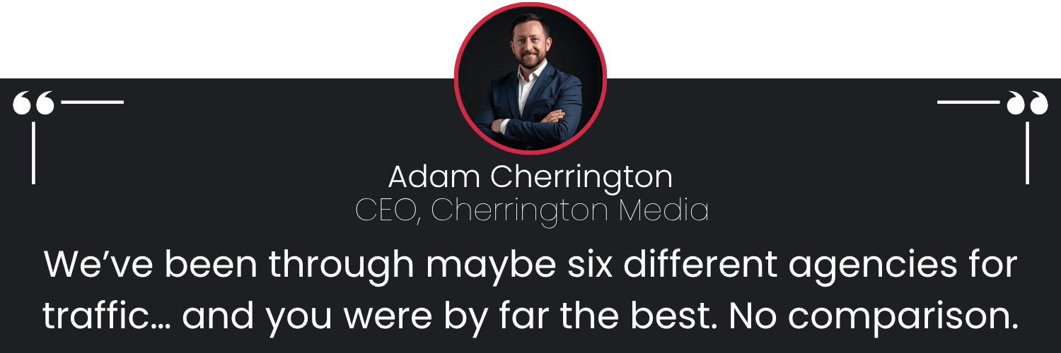 Adam Cherrington Testimonial
