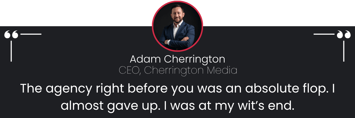 Adam Cherrington Testimonial